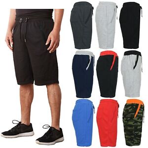 Men’s Sweat Jogger Shorts Casual Summer Lounge Gym French Terry Shorts NEW NWT
