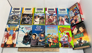 Lot of Vintage Disney VHS Movies - White Fang, Freaky Friday, Mulan II & More