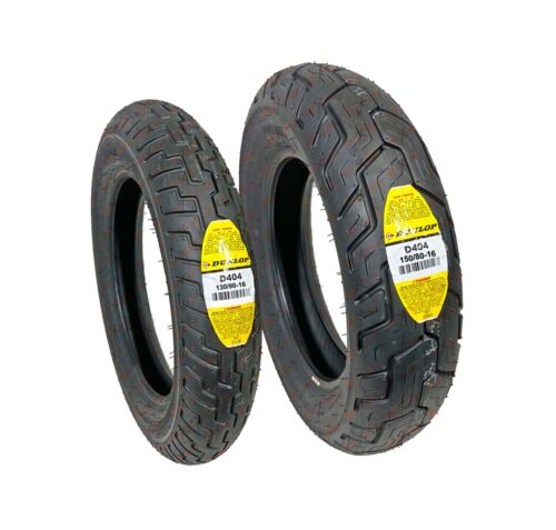 Dunlop Motorcycle Tires D404 130/90-16 Front 150/80-16 Rear Set Tire