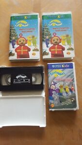 Teletubbies Merry Christmas! VHS Video Tape 1 & 2  Bedtime Stories