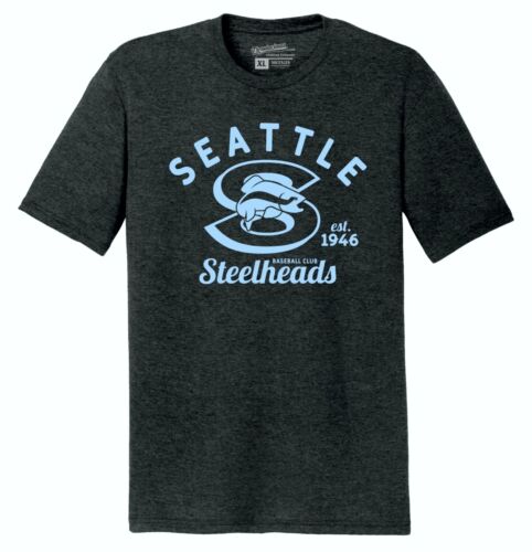 Seattle Steelheads 1946 Baseball TRI-BLEND Tee Shirt - Seattle Mariners