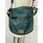 Fossil Green Leather shoulder bag Long Live Vintage 1954 Handbag