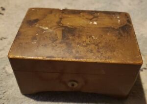 Antique 19th Century Key-Wind Swiss Cylinder Music Box 3 Airs Working