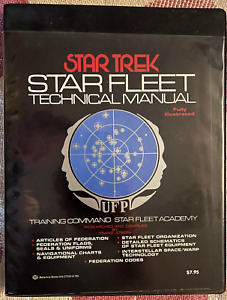 Star Fleet Technical Manual by Franz (Fifth Printing September 1979, Hardcover)