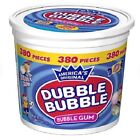 380 Count DUBBLE BUBBLE Original Flavor Bubble Gum 380 Pieces Per Tub