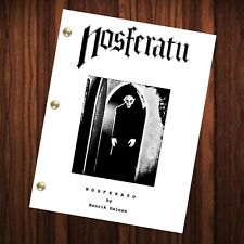 Nosferatu Movie Script Reprint Full Screenplay Full Script A Symphony of Horror