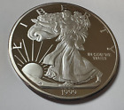 1999 WALKING LIBERTY PROOF ONE HALF POUND 8 OUNCE .999 FINE SILVER ROUND