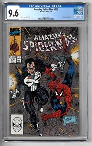 Amazing Spider-Man #330 CGC 9.6 NM+ WHITE Marvel 1990 Key Punisher Erik Larsen