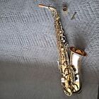 King Super 20 Silver Sonic III Alto Saxophone gold wash AS IS FOR REPAIRS