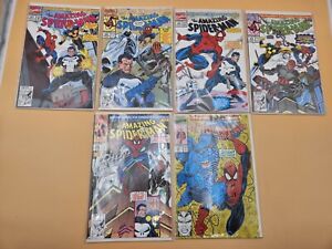 The Amazing Spider-Man & Web Of Spiderman Comic Book Lot of 11 Bagged And Board