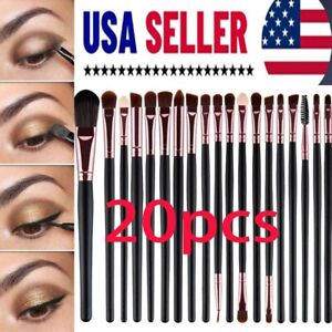 Makeup brush 20pcs Set Foundation Powder Eyeshadow Eyeliner Lip Cosmetic Brushes