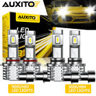 Auxito 9005+9006 Combo LED Headlight 400W 720000LM High/Low Beam 6500K Bulbs Kit