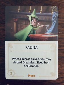 Disney Villainous | Maleficent Hero 'Fauna' Fate Card | Official Game Piece