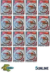 Sunline FC SNIPER Fluorocarbon Clear Fishing Line Pick Any Pound Test Size Spool
