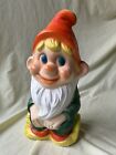 Rare VTG Poloron 13” Gnome Elf Plastic Christmas Holiday Blow Mold - No Light