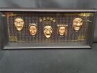 Keun Suk Craft Ind. Korean Exorcism Masks Framed Shadowbox AD2000 Design House