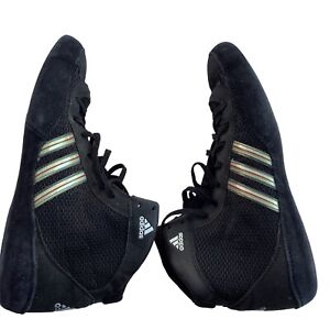 Men's 12 Adidas Combat Speed 3 Men's Wrestling Shoes Black G17568 Boxing MMA