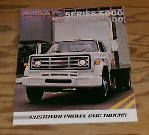 Original 1985 GMC 5000 6000 7000 Medium Duty Truck Sales Brochure
