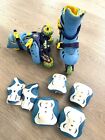 3 Point Adjustable Roller Skates for Kids Boys Wheels,Age 2-5 With Protections