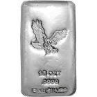 10 oz Silver Bar CNT Eagle Design .9999 Fine Sealed