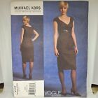 Vogue 1117 Misses Dress American Designer Michael Kors Sz 4-10 Pattern UNCUT FF