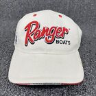 Ranger Boats Fishing Hat Cap Owner Group 2005 Ivory White Red Logo Adjustable