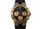 Bulgari Automatic Diagono Chronograph Date CH 35 SG 18k Gold and Steel c. 2000s