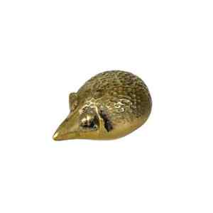 Vintage Brass Hedgehog Figurine or Paperweight