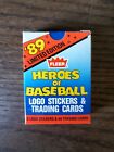 Fleer 1989 Baseball Heroes of Baseball Woolworth Boxed Set with Logo Stickers