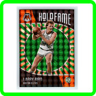 Larry Bird HOLOFAME GREEN PRIZM 2020-21 Panini Mosaic NBA Card #4 Boston Celtics
