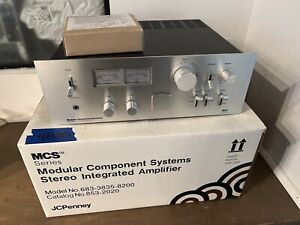 NEW MCS Vintage Stereo Integrated Amplifier 683-3835-8200