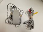 Nintendo OEM Wii Audio Video Cable and Power Supply AC Adapter RVL-009 RVL-002