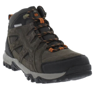 Eddie Bauer Men's Hiking Boots Waterproof Genuine Suede Brown Size 12 Harrison