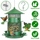 Squirrel-Proof Spinning Wild Bird Feeder - Portable Bird Feeder for Garden Yard