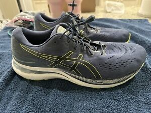 Asics Gel Kayano 28 Mens Size 12D Navy Running Shoes Sneakers Lock Laces