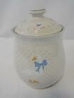 Brick Oven Stoneware Aunt Rhody Blue Goose Ceramic Canister/Cookie Jar New-other