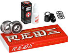 Bones Skateboard Bearings SUPER REDS with Spacers/Washers and Speed Cream