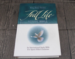 Rare OOP Full Life Study Bible KJV PENTECOSTAL & CHARISMATIC CHRISTIANS HB 1992