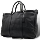COACH Briefcase Business Bag Metropolitan Black Used JPN