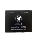 2021 S American Silver Eagle Proof One Ounce Coin US Mint Box
