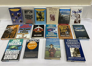 16 Aviation Book lot Assortment-fiction-Non-fiction Sandhills Aviations, Sharpie