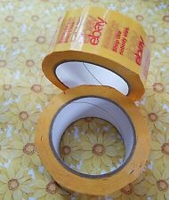 Ebay Branded Tape Shipping Mailing Packing 2 x 75 ft Yellow 2 Rolls Discontinued