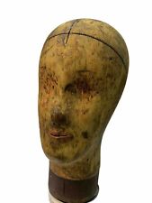 Antique Wood Mannequin, Milliken Head Ca. 1900-10 13”H Rare. $295 Free Ship