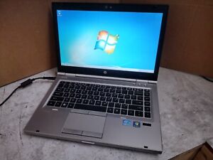 HP EliteBook 8460p Laptop Intel i3 CPU 250GB HDD 4GB DDR3 RAM Windows 7