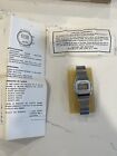 Vintage Unitron Mens Silver LCD Digital Quartz Watch~Date NOS NEW