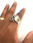Heavy King Baby Studio Cross Sterling Ring size 10, $1200 Retail