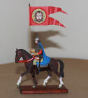 1993 Aeroart St Petersburg Mounted Soldier on Horse with Flag Arsenyev Toy Lead
