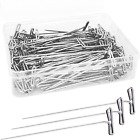 200Pcs T Pins, 2 Inch Sewing Pins, Stainless Steel Wig Pins for Wigs, T-Pins for