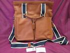 COACH Men Heritage Web Saddle Leather Foldover Bag F70558 w/ shoulder strap $448