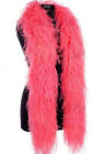 6 Ply CORAL Ostrich FEATHER BOA 72 Inches; Costumes/Craft/Bridal/Halloween/DIY